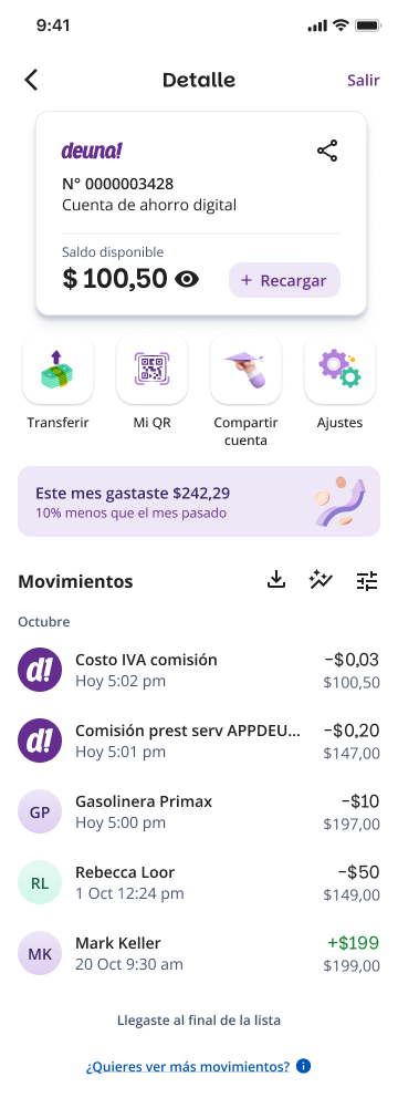 Comprobante de pago por el pago en gasolinera